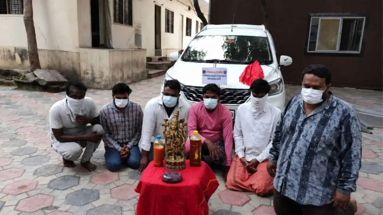 Hyderabad: 6 held for selling idol, stone promising good fortune