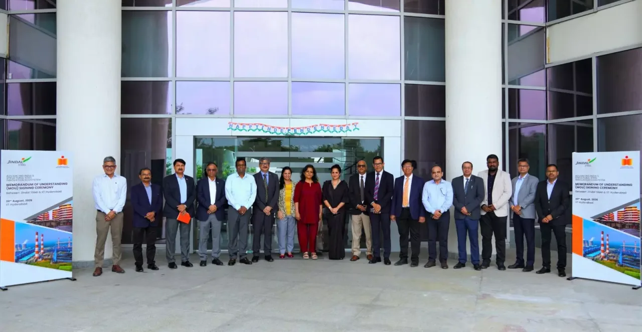 Jindal Steel, IIT Hyderabad Ink MoU to Establish Centre of Excellence for Advanced Steel Products