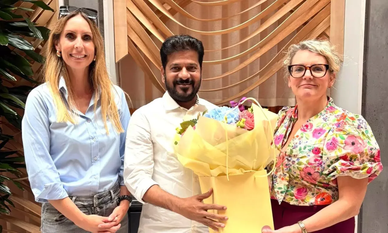 Liverpool Delegation Meets Revanth Reddy in London