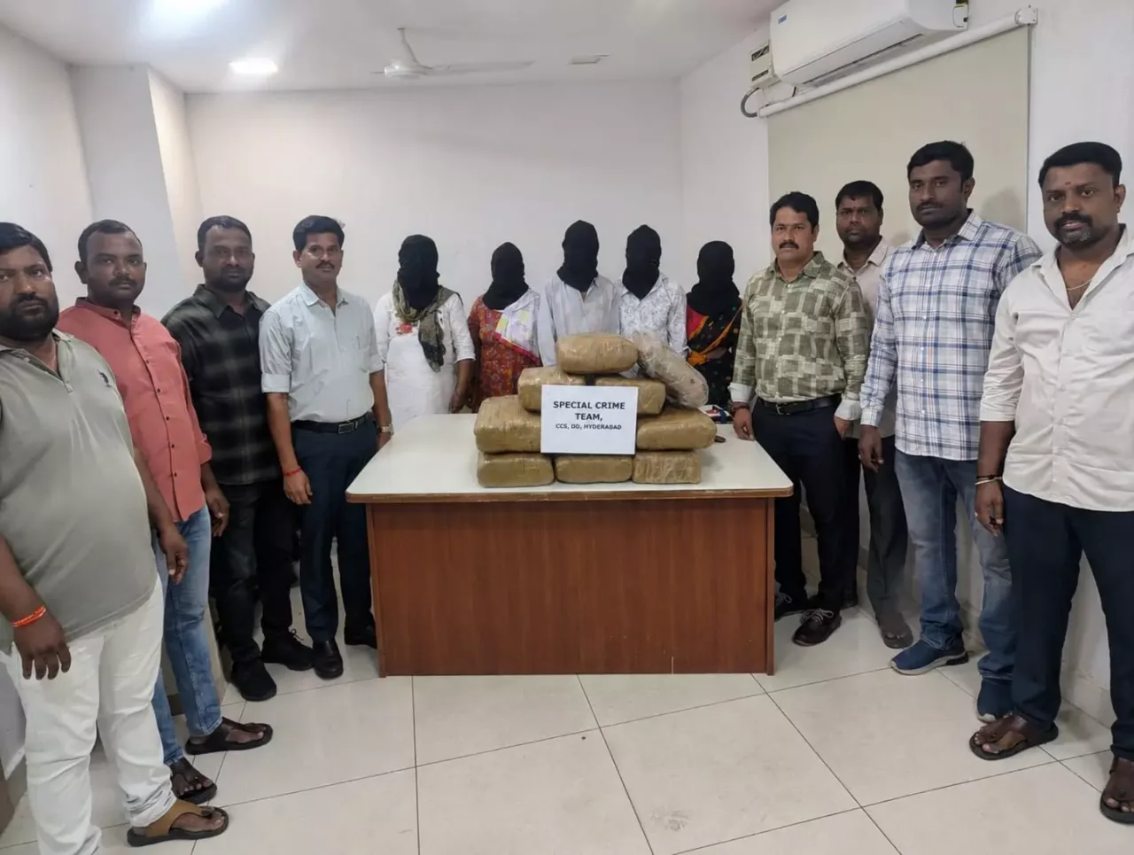 3 Senior Citizens among 5 Held in Ganja Case in Hyderabad