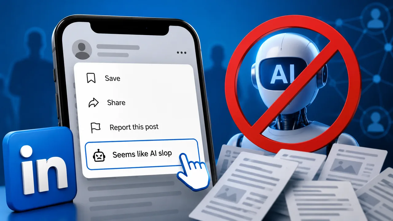 LinkedIn Says AI Slop Gets 40% Fewer Views After A Million Users Hit New Flagging Button