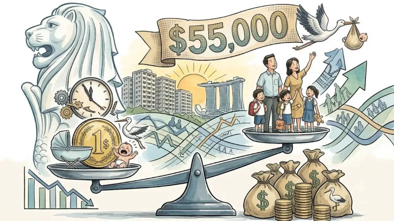 Explained: Why Singapore Is Paying Families $55,000 to Have Children