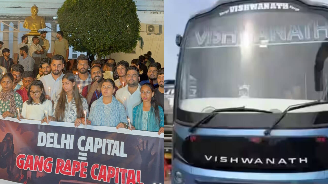 Midnight March By Delhi University's Women Students Against Noida Bus Gangrape, Demand Safe Space