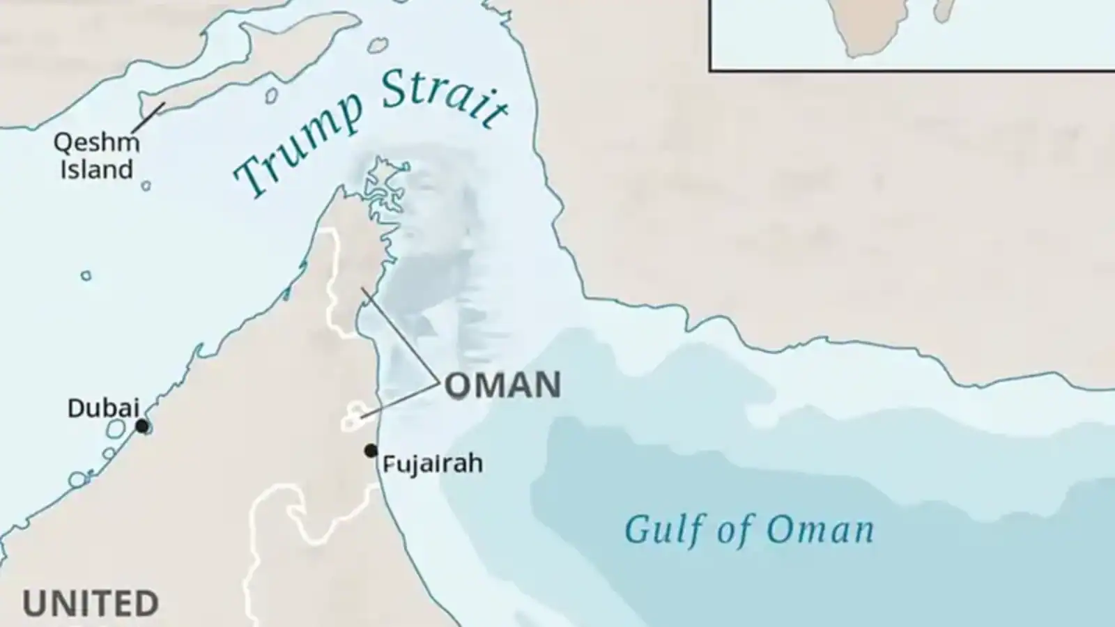 Trump proposes renaming Strait of Hormuz ‘Trump Strait’