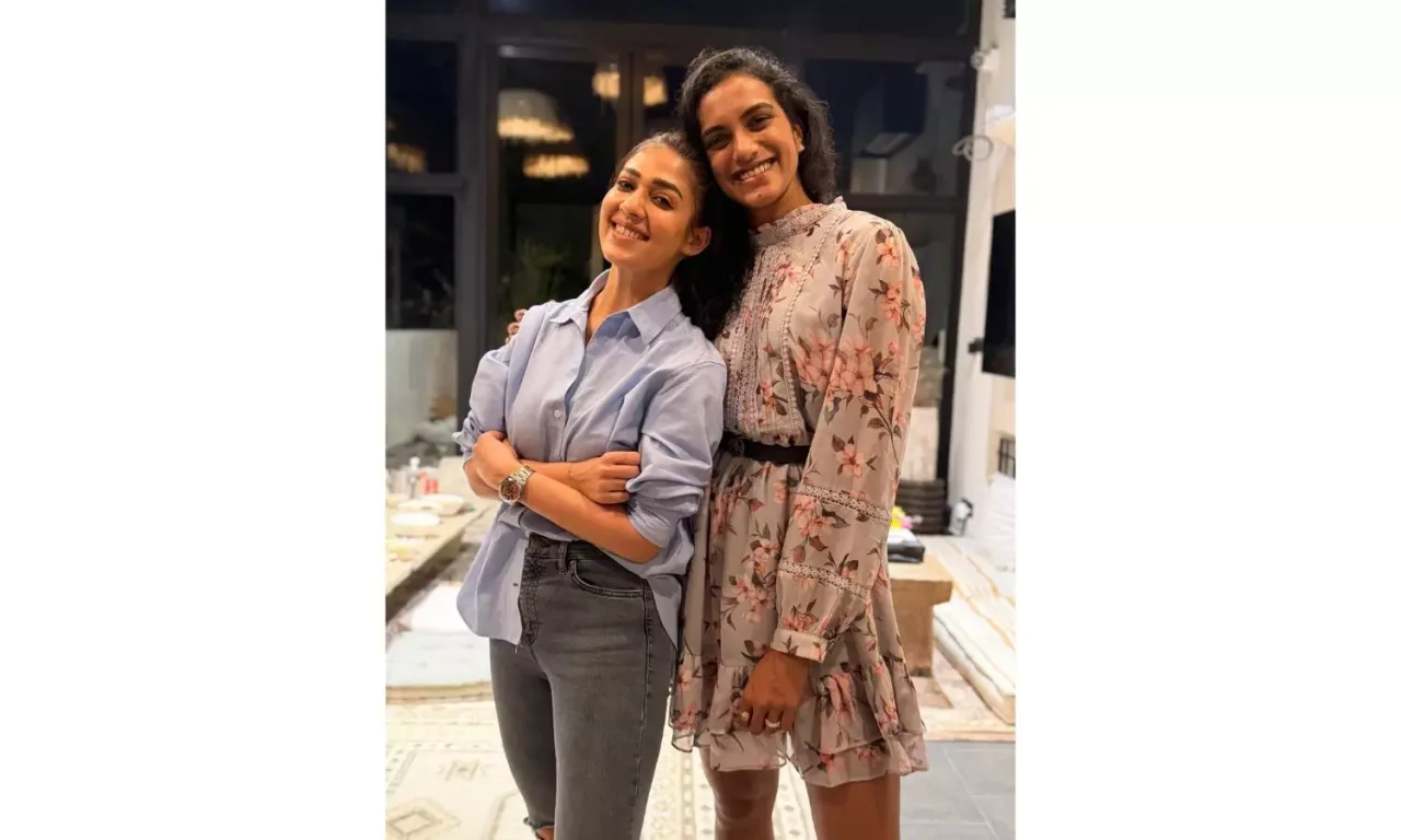 PV Sindhu Spends Time With Nayantara