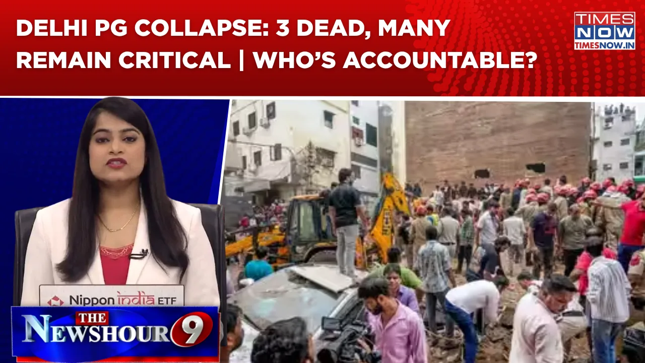 DELHI PG COLLAPSE: 3 Dead, Many Remain Critical, Govt Assures Probe, Cong Reminds Of PM's 'Lecture'?