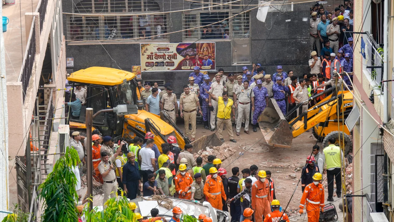 'Built In 1990s, No Complaints Received': What MCD Said After Satya Niketan Building Collapse