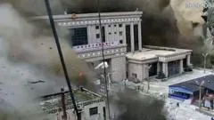 The final minutes before floodwater crashed through Nepal-China border