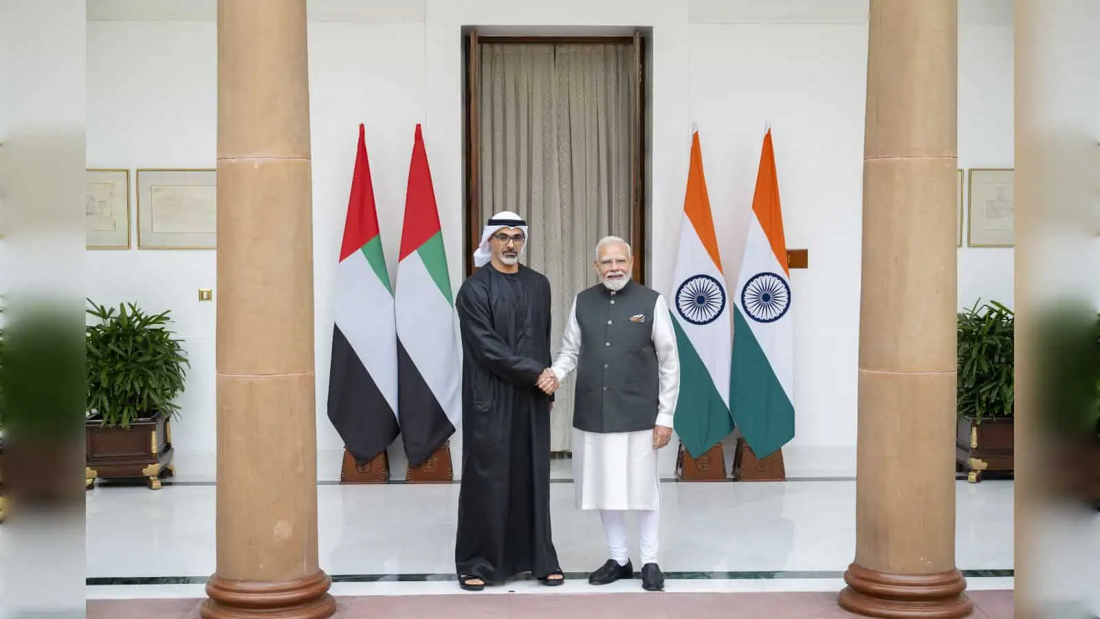 Modi, Sheikh Khaled review India-UAE ties at BRICS Summit