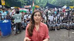 'Momentum is still there': BBC at India's 'cockroach' protest