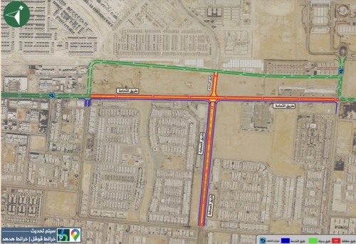 Riyadh activates traffic diversion as Thumamah Road development advances RIYADH — The Royal Commission for Riyadh City (RCRC) has implemented a traffic diversion on Thumamah Road as development continues on its 8-kilometer eastern section. The projec