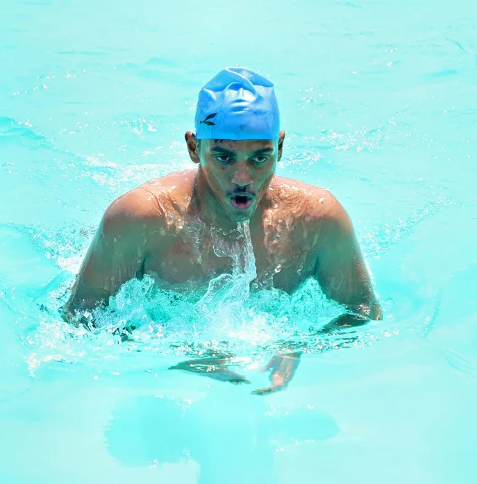 Swimmer Manish Bags 3 Medals At Inter-College Event