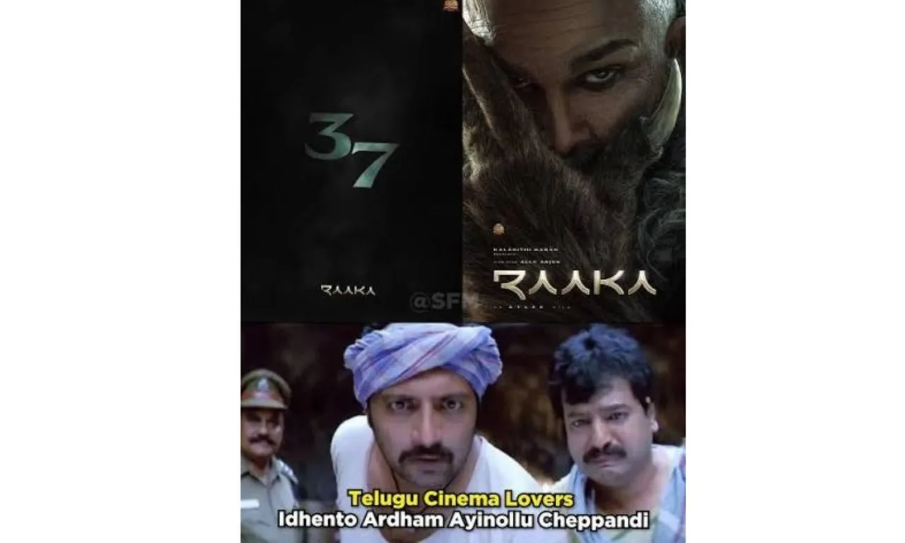 Allu Arjun 'Raaka Cryptic 37' Triggers Social Media
