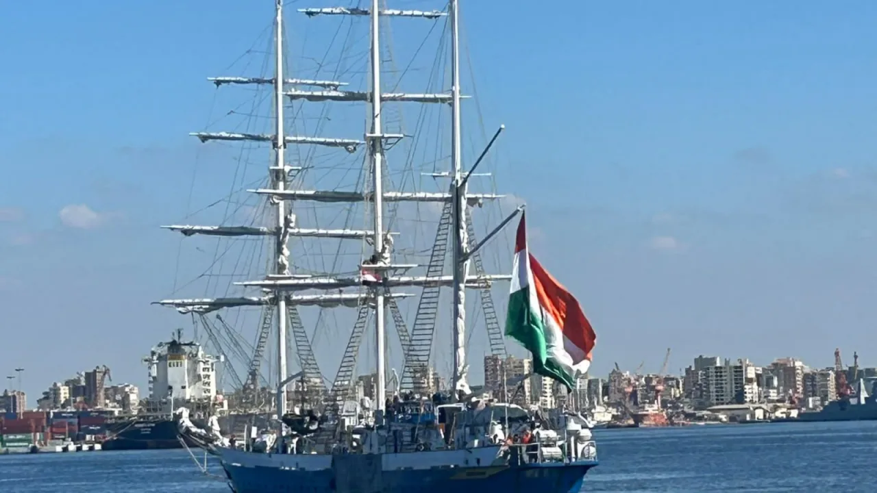 INS Sudarshini sets sail from Egypt’s Alexandria after port call