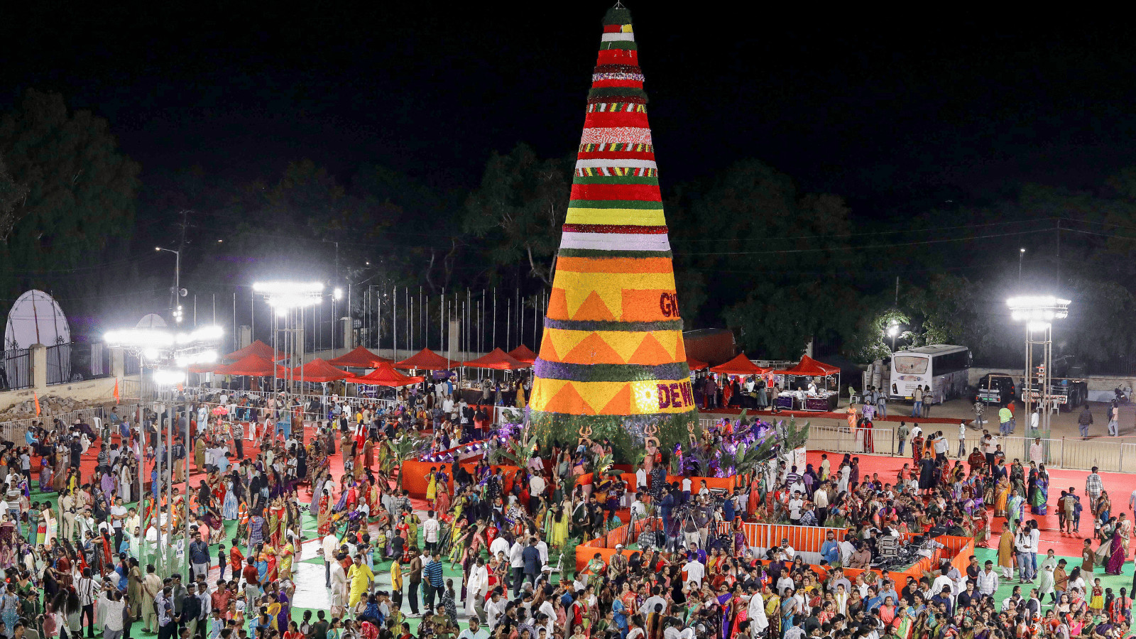 Hyderabad Bathukamma celebrations conclude at Tank Bund