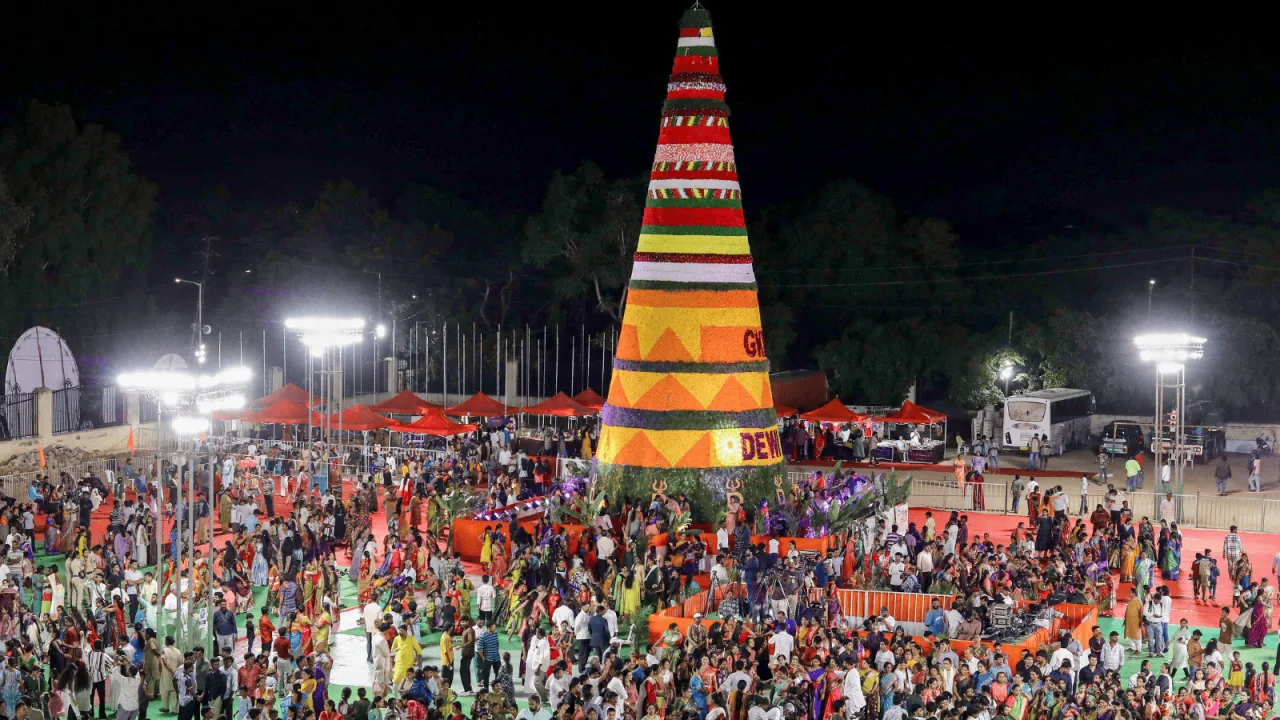 Hyderabad Bathukamma celebrations conclude at Tank Bund