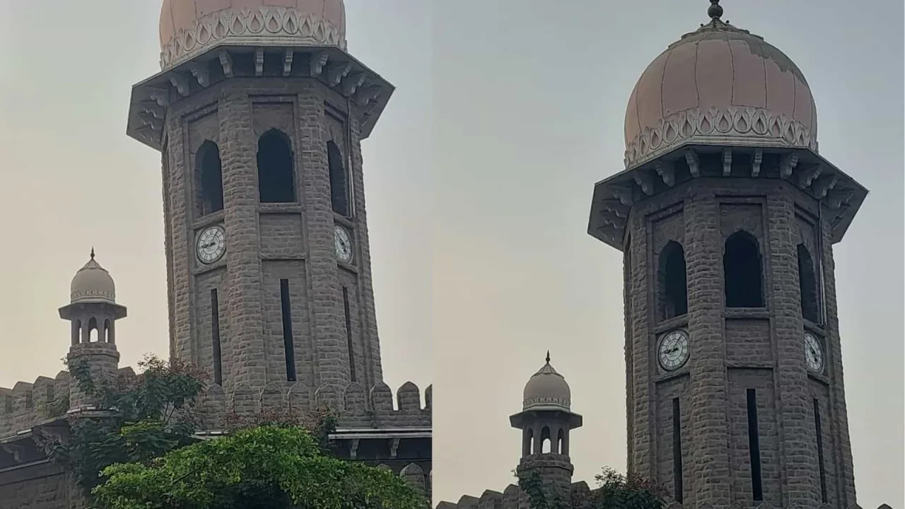 Moazzam Jahi Market clock tower stops working, GHMC unaware