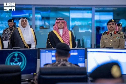 Interior minister inaugurates centers for command and UAV systems, cybersecurity RIYADH — Minister of Interior Prince Abdulaziz bin Saud bin Naif inaugurated two centers for command and control and cybersecurity. The inauguration ceremony was held du