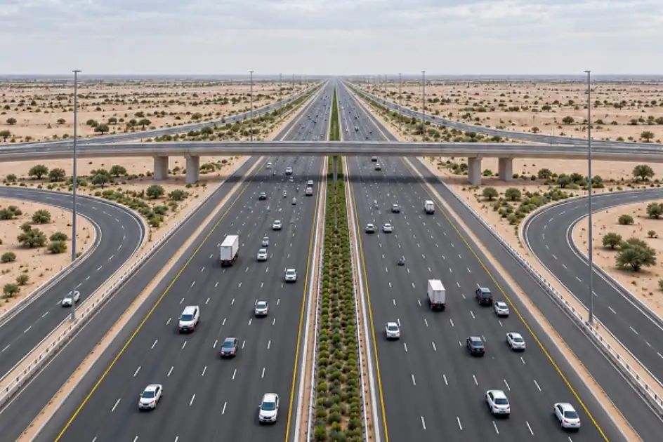 4.E-911: UAE's fourth highway from Dubai-Sharjah border to RAK to have up to 16 lanes