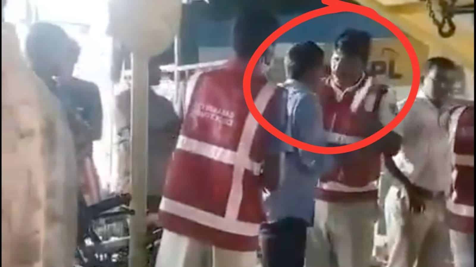 Medchal traffic cop slaps motorist, police say man abused him