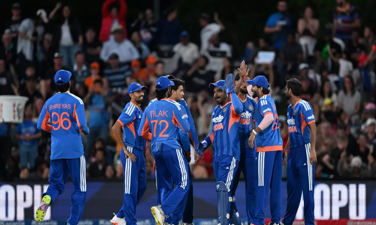2nd T20I: Tilak-Nitish Steer India to 4-Wicket Win Over New Zealand