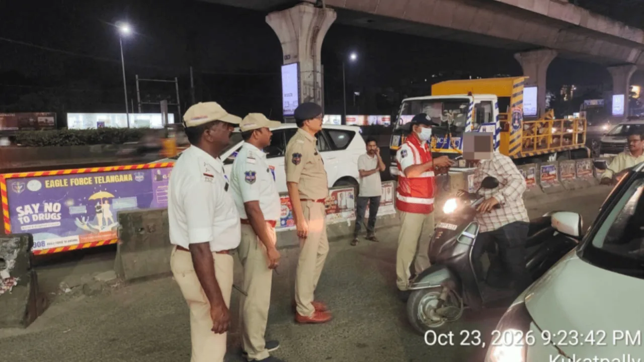329 booked for drunk driving in Cyberabad over the weekend