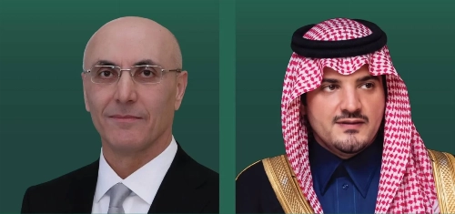 Lebanon voices solidarity with Saudi Arabia during call between interior ministers RIYADH — Minister of Interior Prince Abdulaziz bin Saud bin Naif received on Sunday a phone call from Lebanese Minister of Interior and Municipalities Ahmad Al-Hajjar.