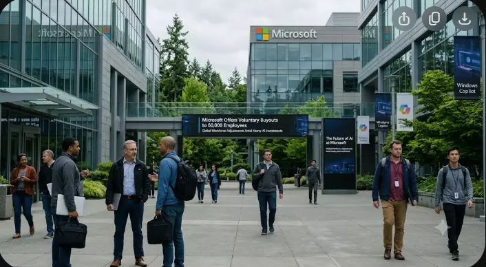 Microsoft Offers Voluntary Buyouts to 60,000 Employees Amid Heavy AI Spending