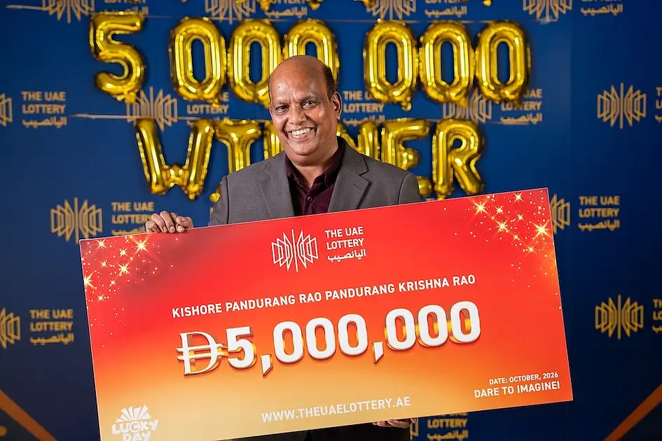 3.UAE Lottery: Long-time resident wins Dh5 million 5 days before turning 60
