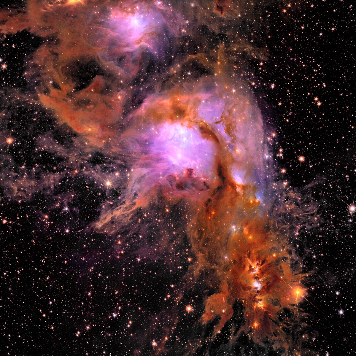 Image shows space telescope Euclids new view of Messier 78 (the central and brightest region Image shows space telescope Euclids new view of Messier 78 (the central and brightest region