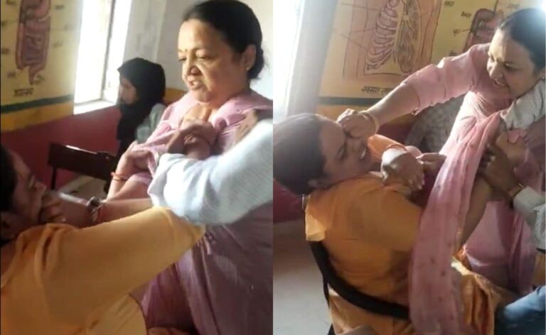 Agra School Principal Thrashes Teacher For Coming Late, Video Emerges