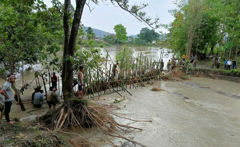 Soldiers, Teens, Officers – All Hands On Deck In Manipur Flood Rescue