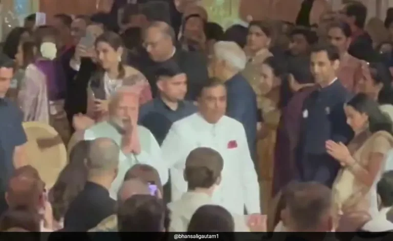 PM Modi Attends Anant Ambani-Radhika Merchant's 'Shubh Aashirwad' Ceremony