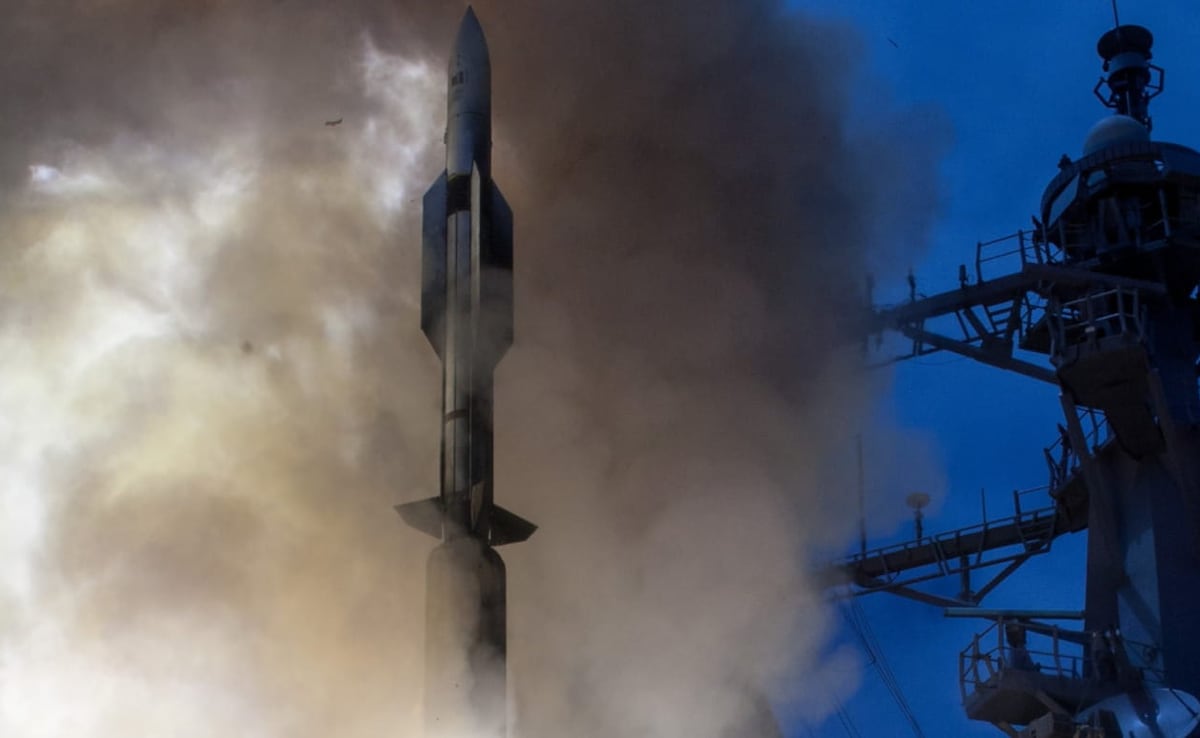 The SM-6 missile is three missiles in one The SM-6 missile is three missiles in one