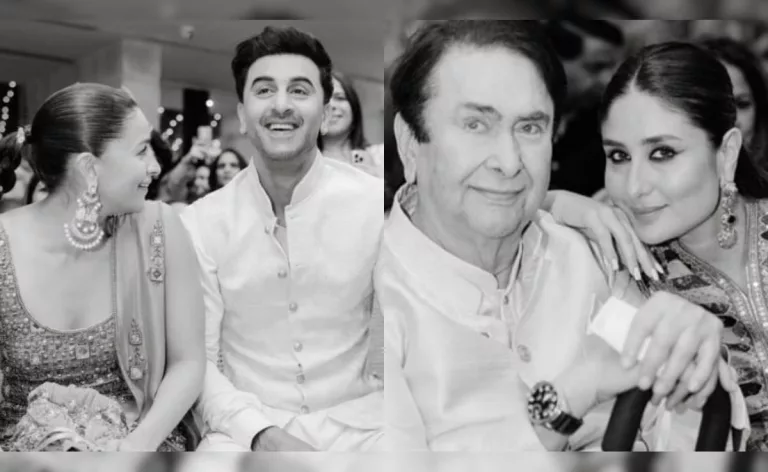 The One Where Alia Bhatt Can't Take Her Eyes Off Husband Ranbir Kapoor. Bonus- Kareena's Pic With Dad Randhir Kapoor