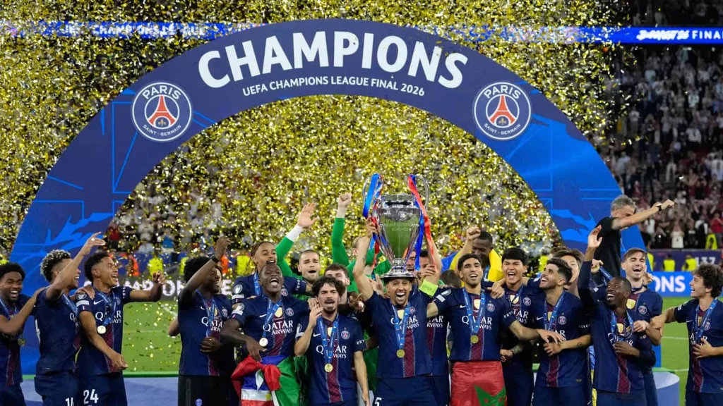 PSG wins back-to-back Champions League titles after shootout victory against Arsenal