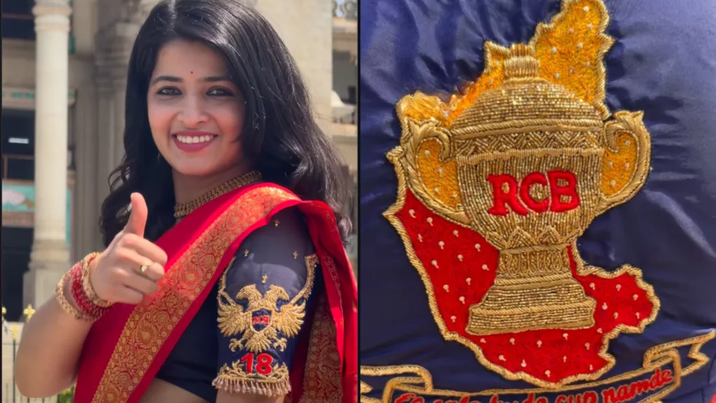 RCB fever reaches fashion world as Bengaluru designer creates viral ‘Ee Sala Cup Namde’ blouse