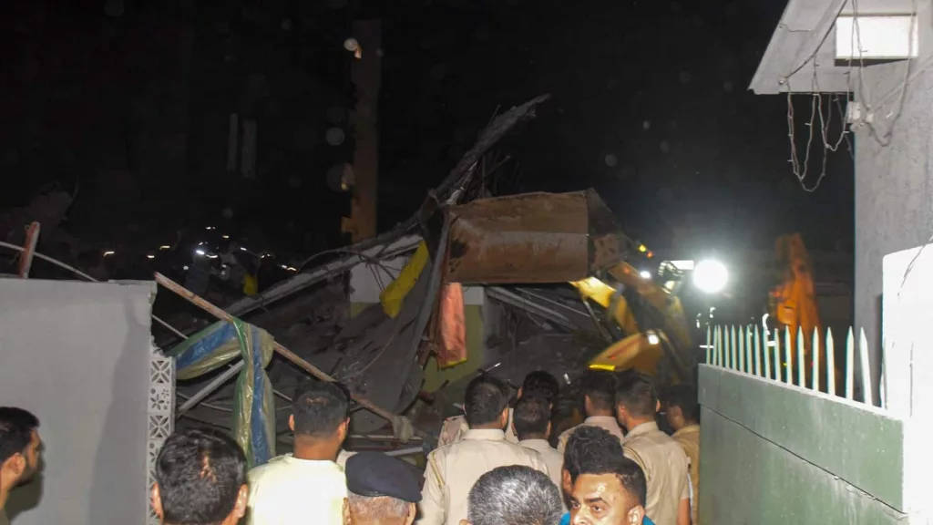 Delhi: 3-storey commercial building collapses; 12 rescued, search ongoing
