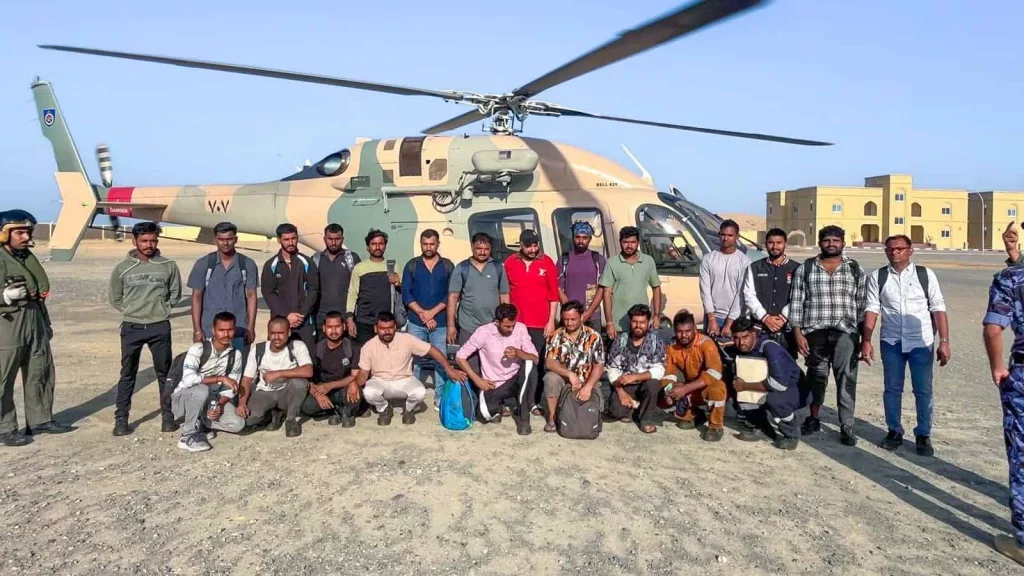 24 Indian crew rescued after missile attack off Oman: Coast Guard