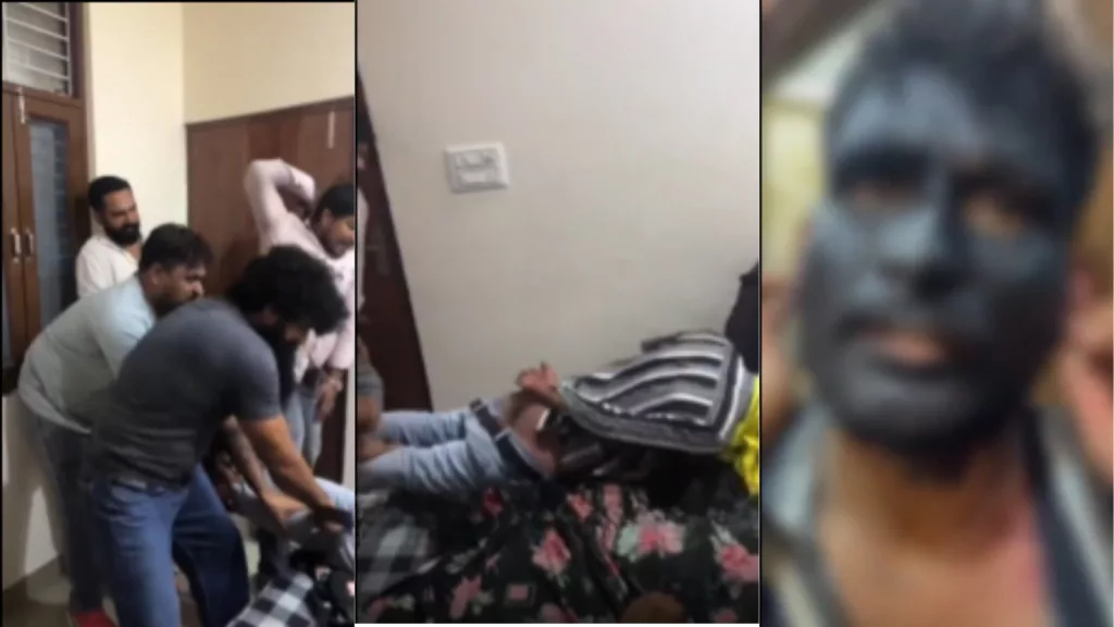 Daksh Chaudhary beats up man for posting anti-Hindu video