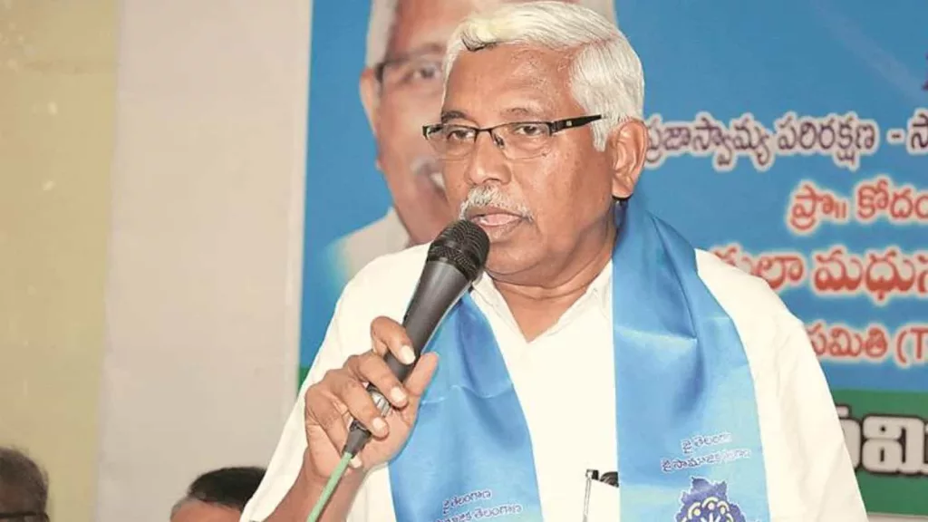 Kodandaram seeks 1 yr SIR exercise in Telangana