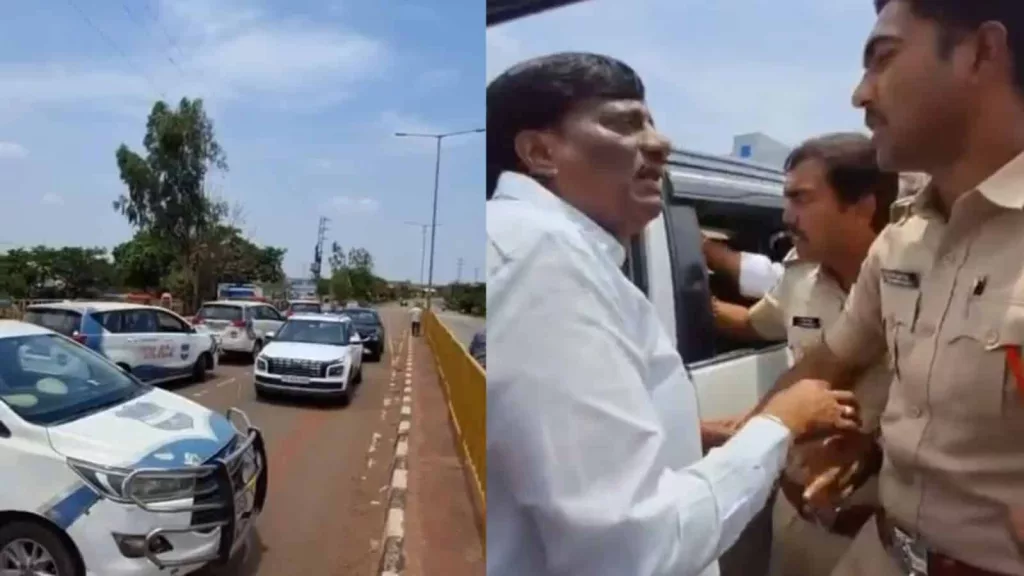 Former BRS MLA detained on way to farmers’ protest in Vikarabad