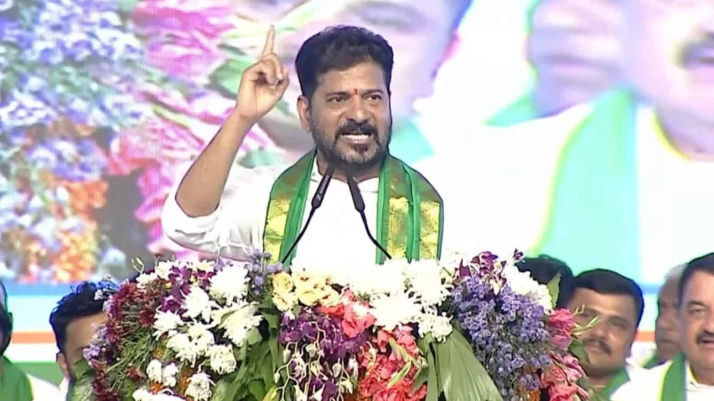 Telangana CM threatens Kishan Reddy at Koheda Fruit Market event