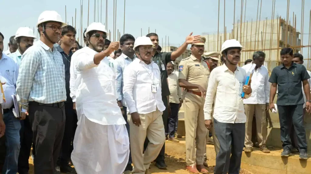 Dy CM Bhatti inspects Integrated Residential School in Khammam