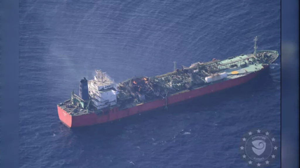 Cargo ship comes under attack in Gulf of Aden off Yemen