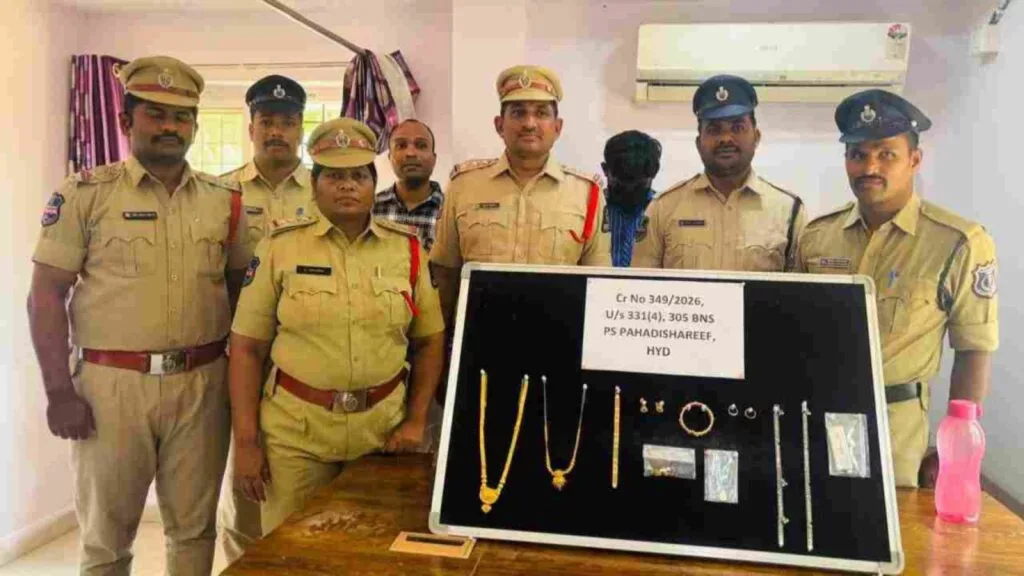 Hyderabad police crack house burglary in 2 days, recover Rs 26L
